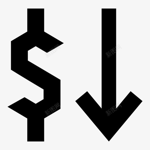 升值贬值外汇图标svg_新图网 https://ixintu.com 升值 外汇 贬值