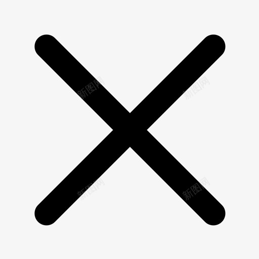 关闭webux图标svg_新图网 https://ixintu.com gui ui ux web设计 关闭 删除 图形用户界面 用户体验 用户界面