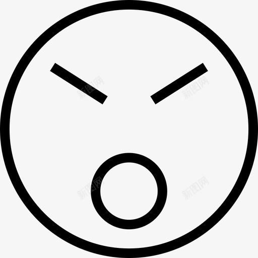 打哈欠悲伤震惊图标svg_新图网 https://ixintu.com 悲伤 打哈欠 担心 斜视 疲惫 眨眼 笑脸 震惊