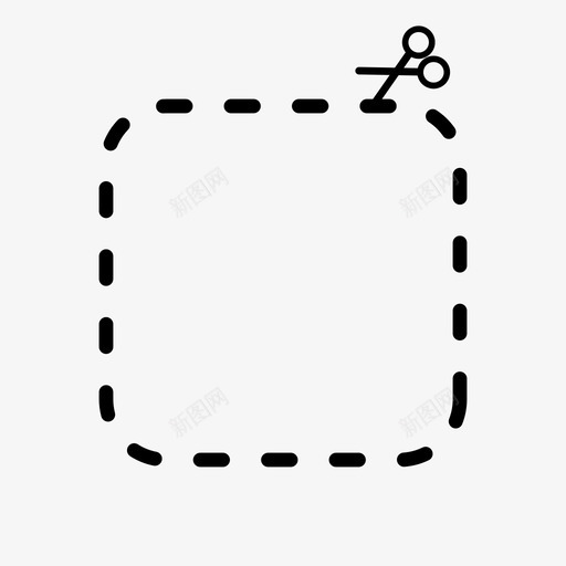剪优惠券剪线图标svg_新图网 https://ixintu.com 优惠券 删除 剪 剪刀 剪线 线剪 说明