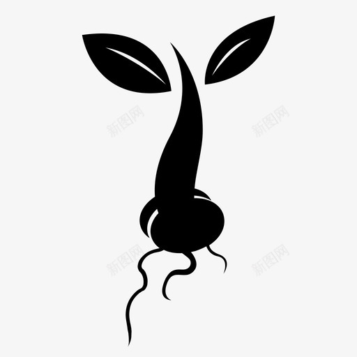 发芽生活自然图标svg_新图网 https://ixintu.com 发芽 启动 树 根 植物 潜力 生活 种子 种植 自然 起源