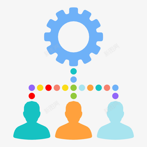 层次结构员工社交网络图标svg_新图网 https://ixintu.com 人员 偏好 关系 员工 层次结构 方案 社交网络 系统 系统工具 设置