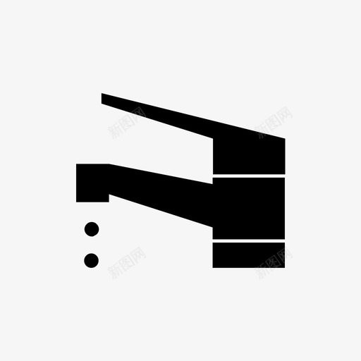 洗脸盆洗手盆家用水龙头图标svg_新图网 https://ixintu.com 家用水龙头 洗手盆 洗脸盆