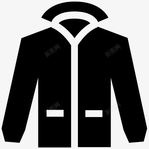 采购产品夹克衣服羊毛衫图标svg_新图网 https://ixintu.com 外套 羊毛衫 衣服 采购产品夹克 防风