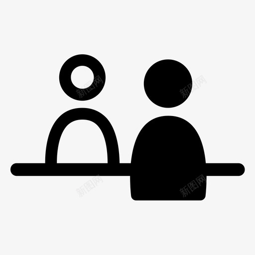 支持交谈服务图标svg_新图网 https://ixintu.com 交谈 人员 前台 在线支持 客户支持 客户服务 帮助热线 支持 服务 服务台