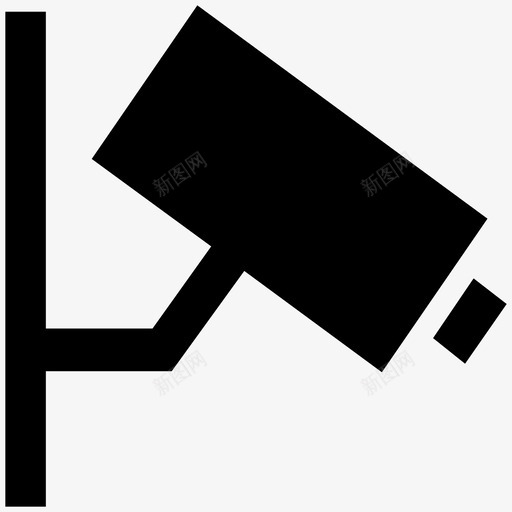 安全摄像头cc摄像头闭路电视图标svg_新图网 https://ixintu.com cc摄像头 安全摄像头 房地产实体图标 监控摄像头 闭路电视