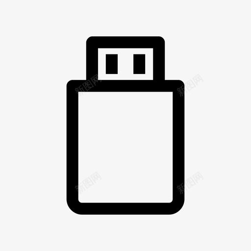 闪存驱动器可移动便携式图标svg_新图网 https://ixintu.com 便利 便携式 内存 可移动 媒体 小工具 文件 磁盘 设备 闪存驱动器