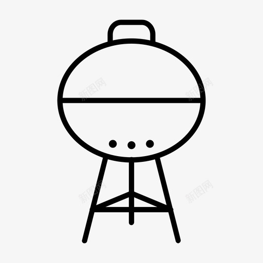 烧烤夏日氛围图标svg_新图网 https://ixintu.com 夏日氛围 烧烤