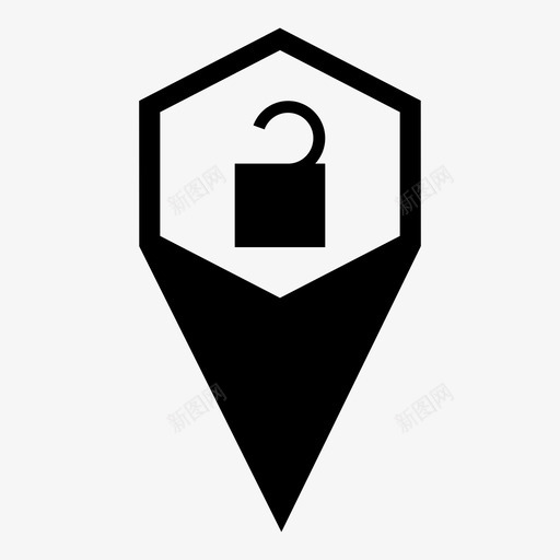 授予访问权限解密解锁图标svg_新图网 https://ixintu.com pin 允许 地图标记 导航 打开 指针 授予访问权限 权限 解密 解锁 释放
