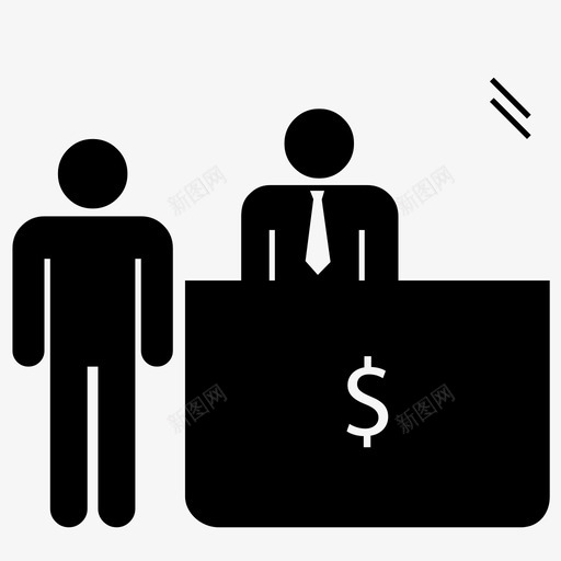 出纳银行采购图标svg_新图网 https://ixintu.com 付款 出纳 取款 工作 杂货店 采购 钱 银行
