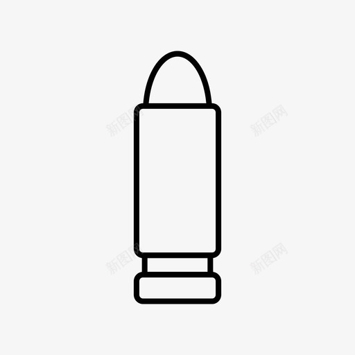 子弹弹药箱子图标svg_新图网 https://ixintu.com 子弹 弹药 护身符 武器 箱子