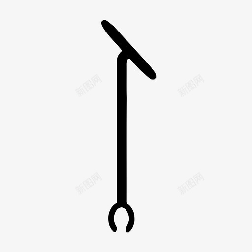 是埃及人象形文字图标svg_新图网 https://ixintu.com 埃及人 是 权力 权杖 统治权 象形文字