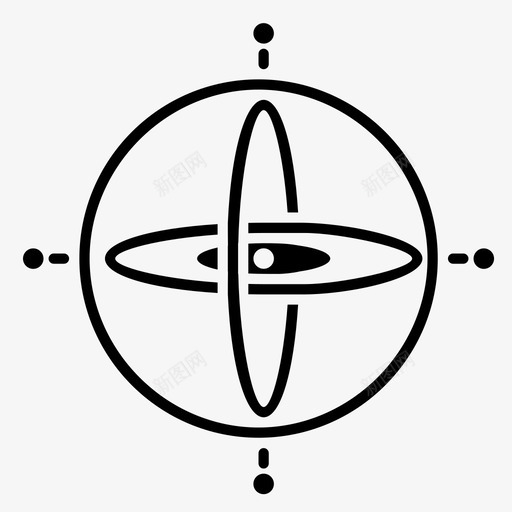 陀螺仪轮子旋转轮图标svg_新图网 https://ixintu.com 动量 圆盘 定向 旋转 旋转轮 轮子 陀螺仪