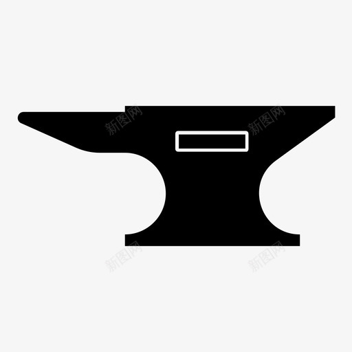 铁砧铁匠铁图标svg_新图网 https://ixintu.com 工具 金属 铁 铁匠 铁砧