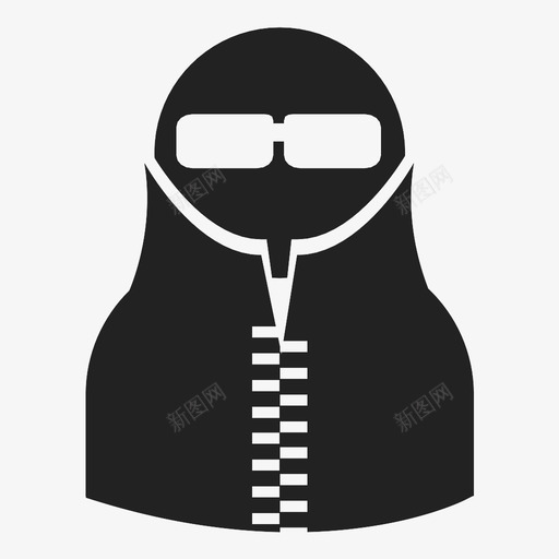 戴着墨镜耳机和夹克的帅哥图标svg_新图网 https://ixintu.com 戴着墨镜 耳机和夹克的帅哥