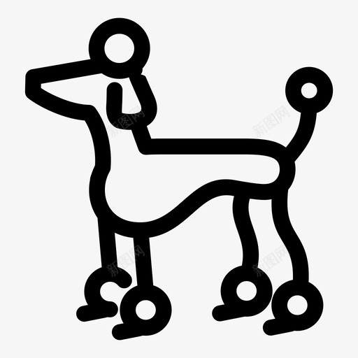 贵宾犬宠物狗巴黎图标svg_新图网 https://ixintu.com 动物 宠物狗 小狗 巴黎 法国 贵宾犬 魅力