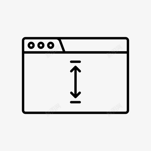 高度窗口高大小图标svg_新图网 https://ixintu.com 大小 应用程序 应用程序和开发 开发 浏览器 程序 调整大小 高 高度窗口