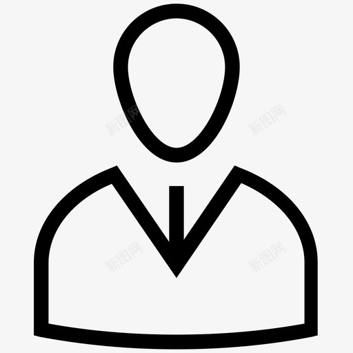 员工商人高管图标svg_新图网 https://ixintu.com 专业人士 员工 商人 工人 高管