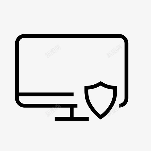 屏幕保护程序安全保护图标svg_新图网 https://ixintu.com 保护 受保护 安全 屏幕保护程序 监视器 计算机 防护 防火墙 防病毒 雷雨-5