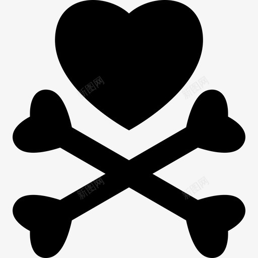 心骨交融心跳图标svg_新图网 https://ixintu.com 心跳 心骨交融