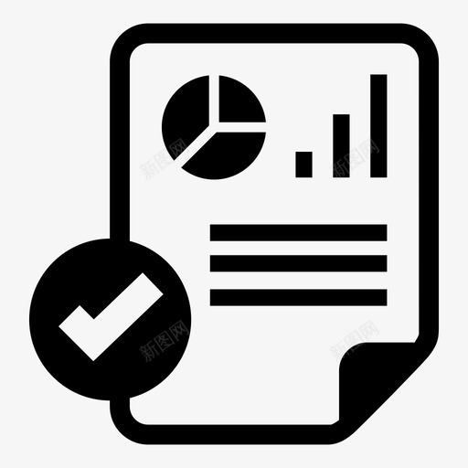 报告统计信息图图标svg_新图网 https://ixintu.com 信息图 分析 报告 数据可视化 数据图形 统计