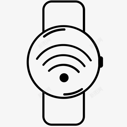 智能手表可穿戴智能技术图标svg_新图网 https://ixintu.com apple connected gadget gadgets ios 传感器 可穿戴 智能手表 智能技术 物联网 现代