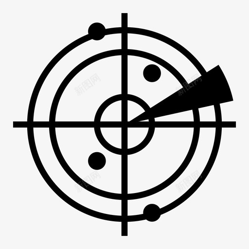 雷达探测器ping图标svg_新图网 https://ixintu.com ping 技术 探测器 搜索 范围 雷达