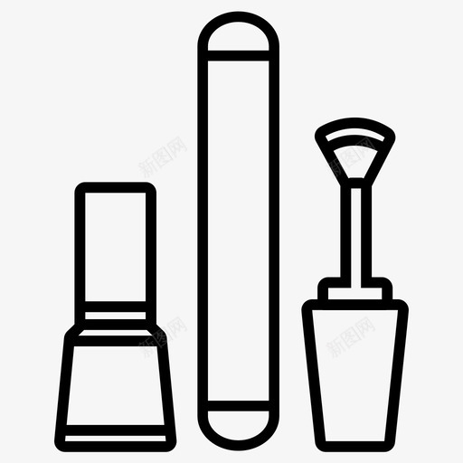 采购产品化妆品指甲油沙龙图标svg_新图网 https://ixintu.com 化妆品 发油 指甲 指甲沙龙 指甲油 沙龙 睫毛膏 采购产品化妆品