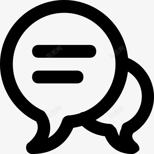 聊天博客对话图标svg_新图网 https://ixintu.com facebook imessage twitter whatsapp 博客 对话 文本 聊天