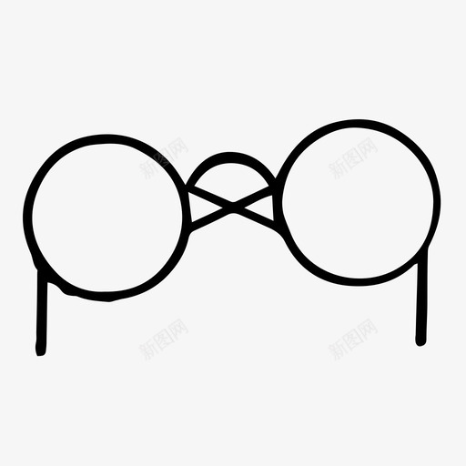 采购产品眼镜矫正镜片框架图标svg_新图网 https://ixintu.com 手绘 框架 眼镜 矫正镜片 视力 采购产品眼镜