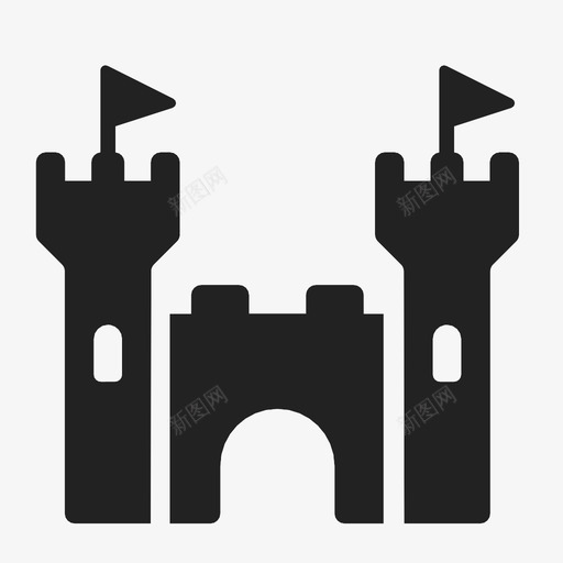 城堡娱乐图标svg_新图网 https://ixintu.com 城堡娱乐