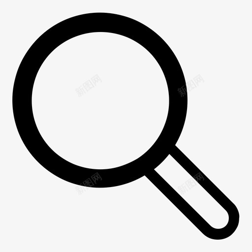 搜索发现查找图标svg_新图网 https://ixintu.com eshop大纲包 发现 搜索 放大镜 查找 查看 缩放