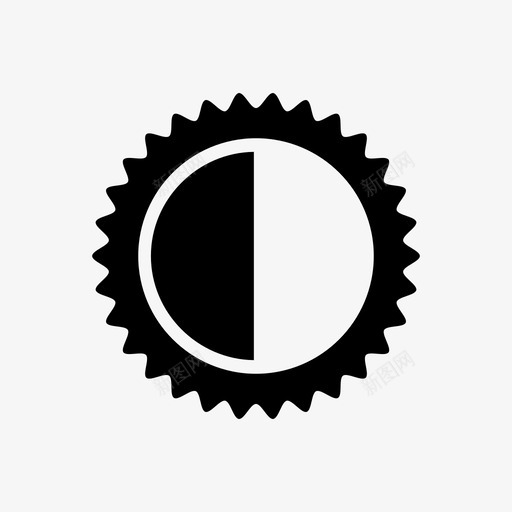 对比对比工具衬托图标svg_新图网 https://ixintu.com 偏移 太阳 对比 对比工具 对立面 浮雕 衬托 锡箔
