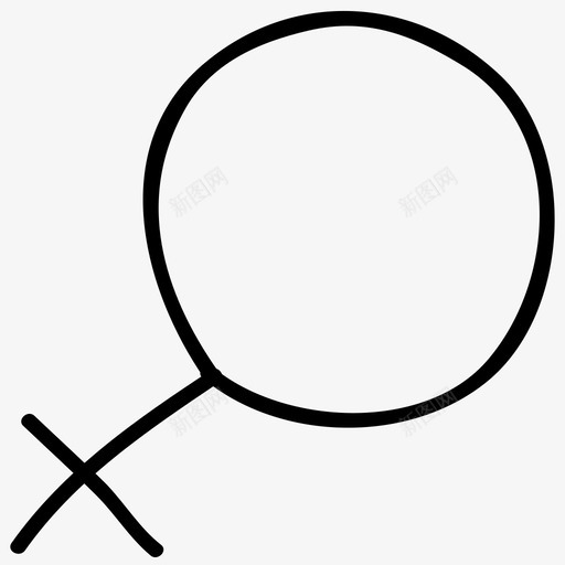 女性医学手绘图标svg_新图网 https://ixintu.com 医学手绘图标 女性