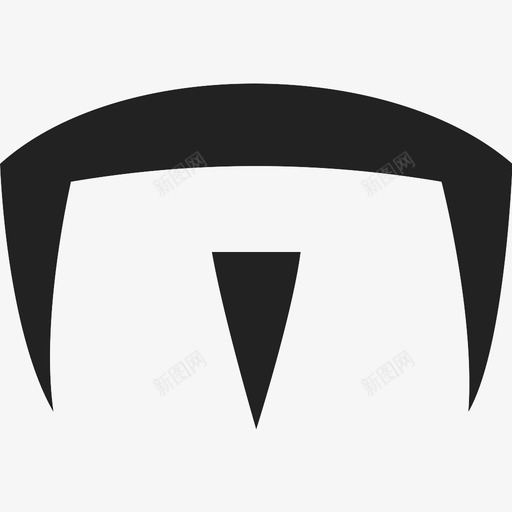 胡子迷人优雅图标svg_新图网 https://ixintu.com 优雅 头发 时尚 胡子 脸 藏起来 迷人 长