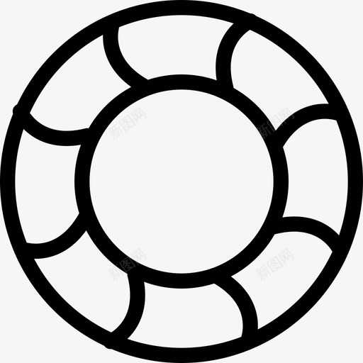 救生圈游泳轮管子图标svg_新图网 https://ixintu.com 救生圈 浮标 游泳管 游泳轮 漂浮 管子