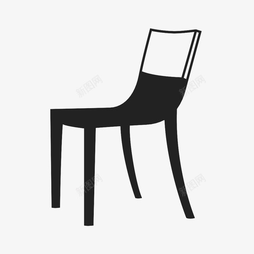 椅子家具现代图标svg_新图网 https://ixintu.com 塑料 家具 座椅 椅子 现代 现代椅子