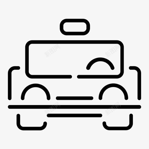 出租车旅行交通图标svg_新图网 https://ixintu.com 交通 出租车 出租车服务 旅行 汽车 车辆 酒店
