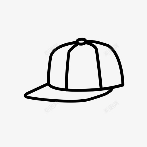 按扣帽夏季运动图标svg_新图网 https://ixintu.com 夏季 夏日氛围 头饰 帽子 按扣帽 棒球 海滩 衣服 运动