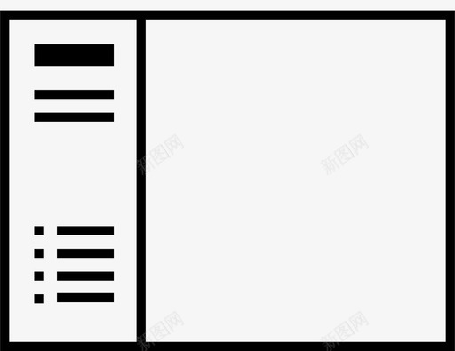 侧边栏浏览器菜单图标svg_新图网 https://ixintu.com lil页面 侧边栏 浏览器 窗口 菜单 菜单栏