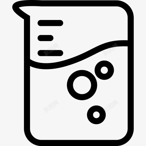 烧杯化学化学实验室图标svg_新图网 https://ixintu.com 化学 化学实验室 实验室烧瓶 实验室玻璃器皿 烧杯 玻璃烧杯