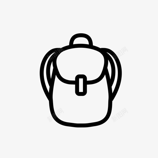 采购产品背包度假旅行图标svg_新图网 https://ixintu.com 包 度假 手提箱 把手 旅行 行李 配件 采购产品背包 随身携带