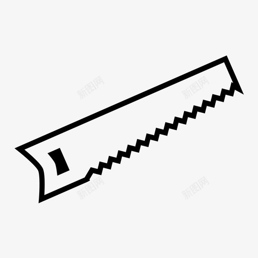 锯树工具图标svg_新图网 https://ixintu.com 万圣节 切割 噩梦 工具 恐怖 手工艺品 木匠 木头 树 锯