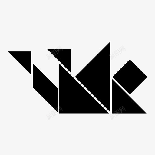 坠落七巧板拼图图标svg_新图网 https://ixintu.com 七巧板 七巧板字符 人 坠落 折纸 拼图 日语 角色 飞行