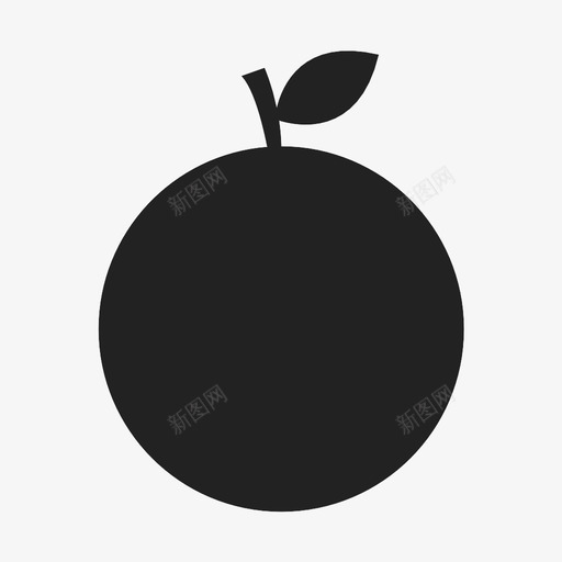 橙子健康果汁图标svg_新图网 https://ixintu.com cirtus水果 健康 时令水果 果汁 橙子 甜味