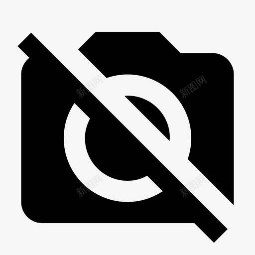禁止摄影摄影器材照片图标svg_新图网 https://ixintu.com 图片 快照 拍摄 摄影器材 摄影师 材料 照片 禁令 禁止 禁止摄影