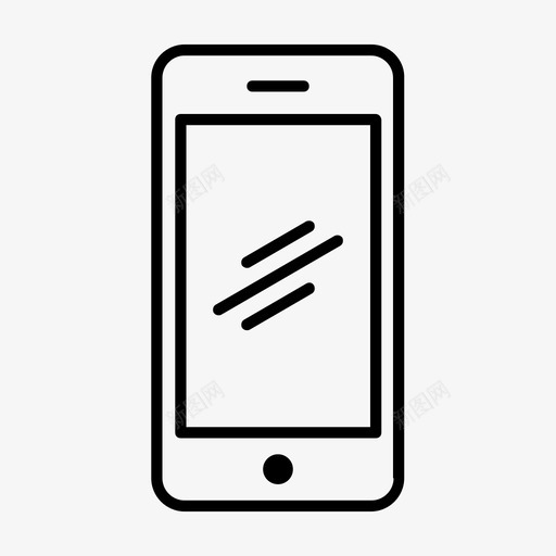 手机v5苹果iphone图标svg_新图网 https://ixintu.com 手机v5 苹果iphone