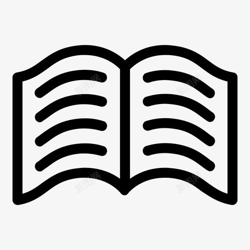 杂志小册子段落图标svg_新图网 https://ixintu.com 卷 多媒体 小册子 扫描 教科书 文本 杂志 标题 段落 脚本 阅读 页