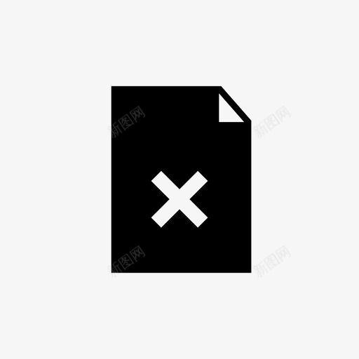 删除文档消失工作表图标svg_新图网 https://ixintu.com rid 删除文档 工作表 报告 数据 文件 文件夹和文档填充样式 消失 清除 疏散 错误