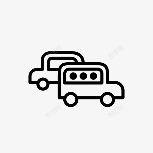 车辆双车道旅行图标svg_新图网 https://ixintu.com 交通 公共交通 公共汽车 双车道 拼车 旅行 汽车 汽车共享 车辆 驾驶